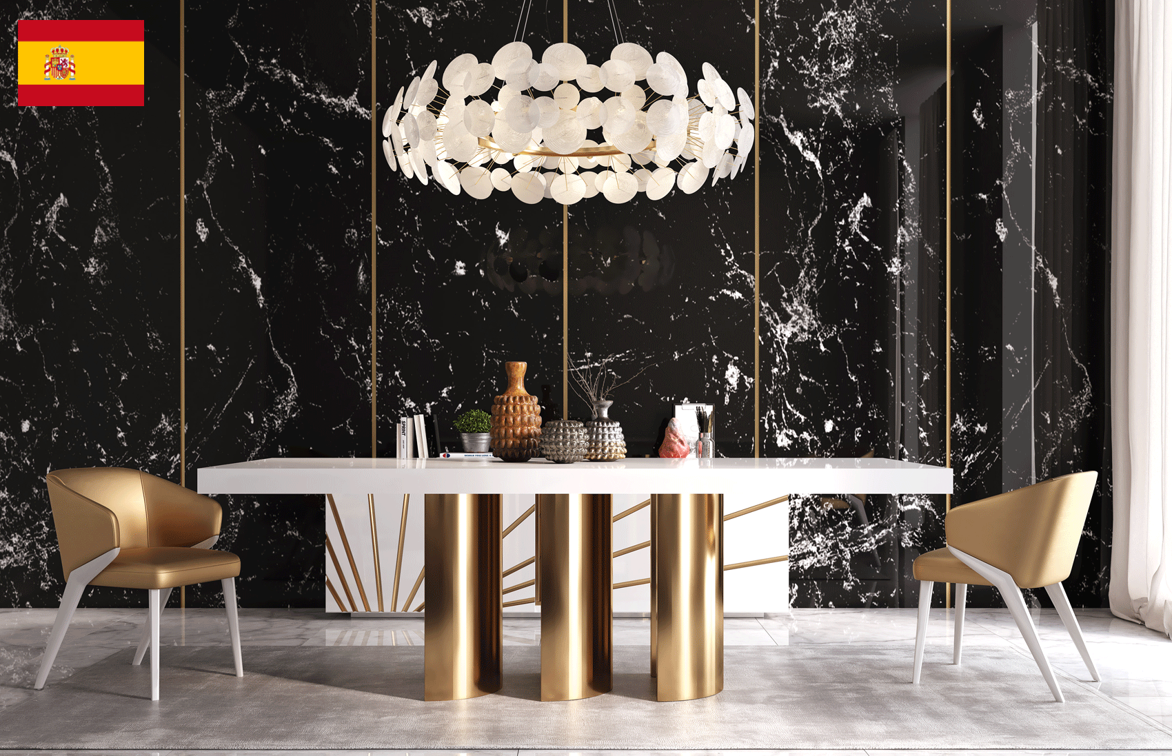 Brands Franco Azkary Dining Oro White Dining room