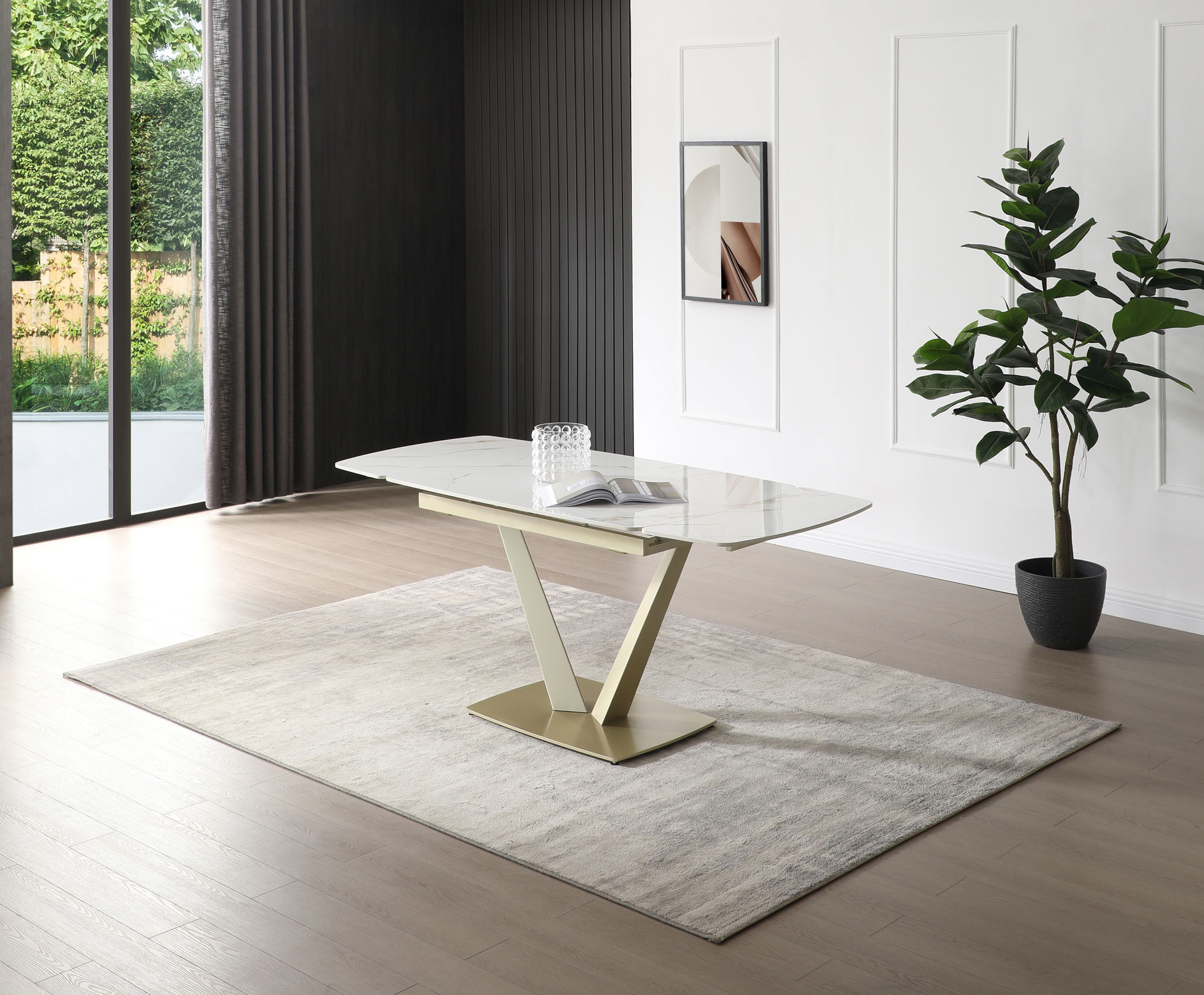 Dining Room Furniture Tables 109 Golden Dining Table