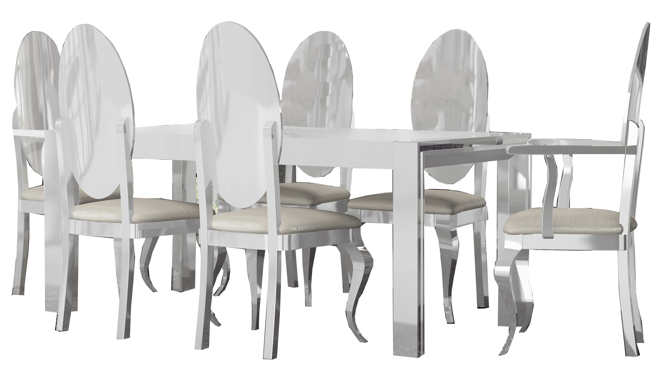 Dining Room Furniture Classic Dining Room Sets Carmen White Dining Table
