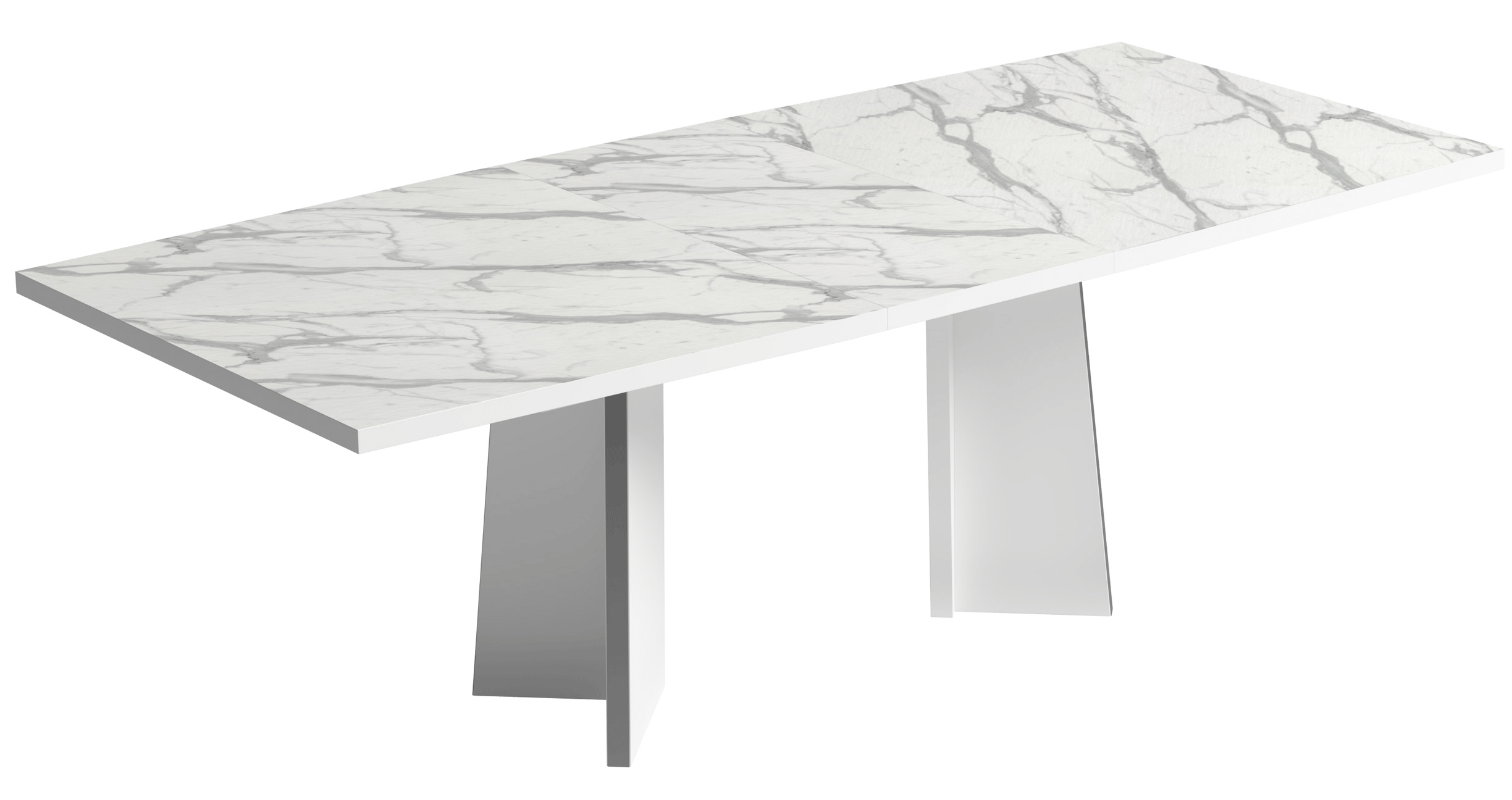 Dining Room Furniture Marble-Look Tables Carrara Dining Table