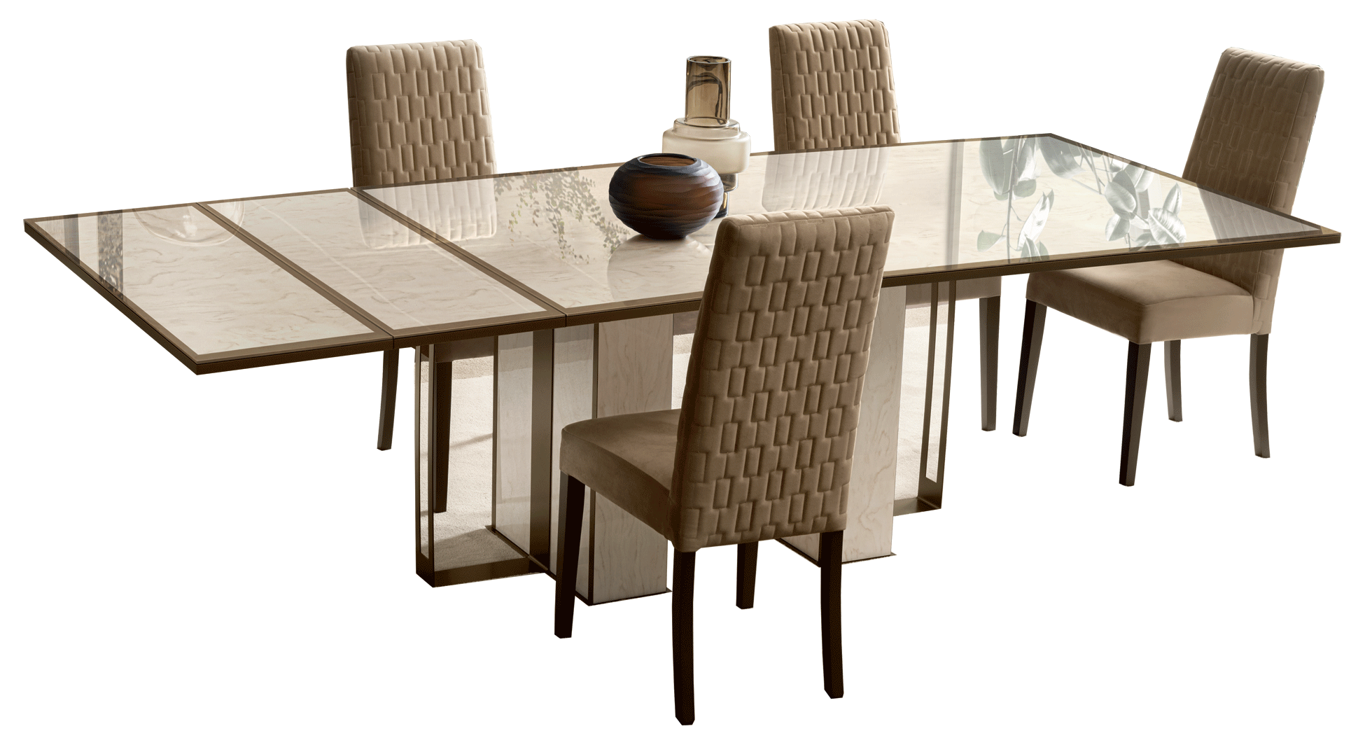 Dining Room Furniture Marble-Look Tables Poesia Dining Table