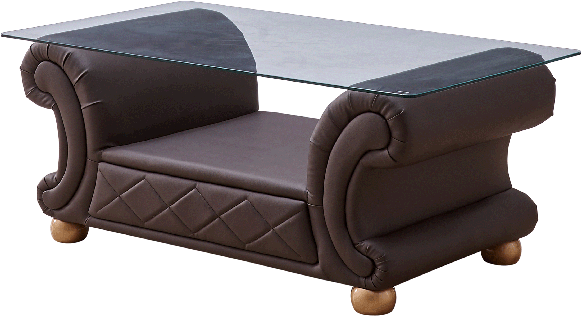 Brands Status Modern Collections, Italy Apolo Brown Coffee table