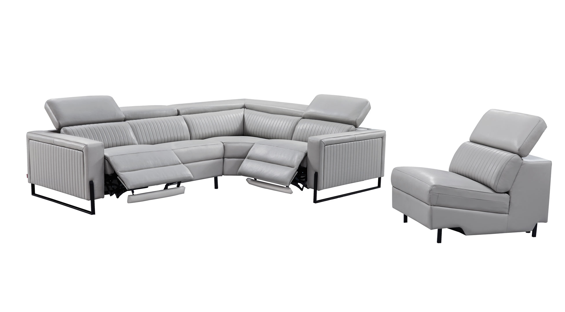 Living Room Furniture Sectionals with Sleepers 2787 Sectional w/ recliners