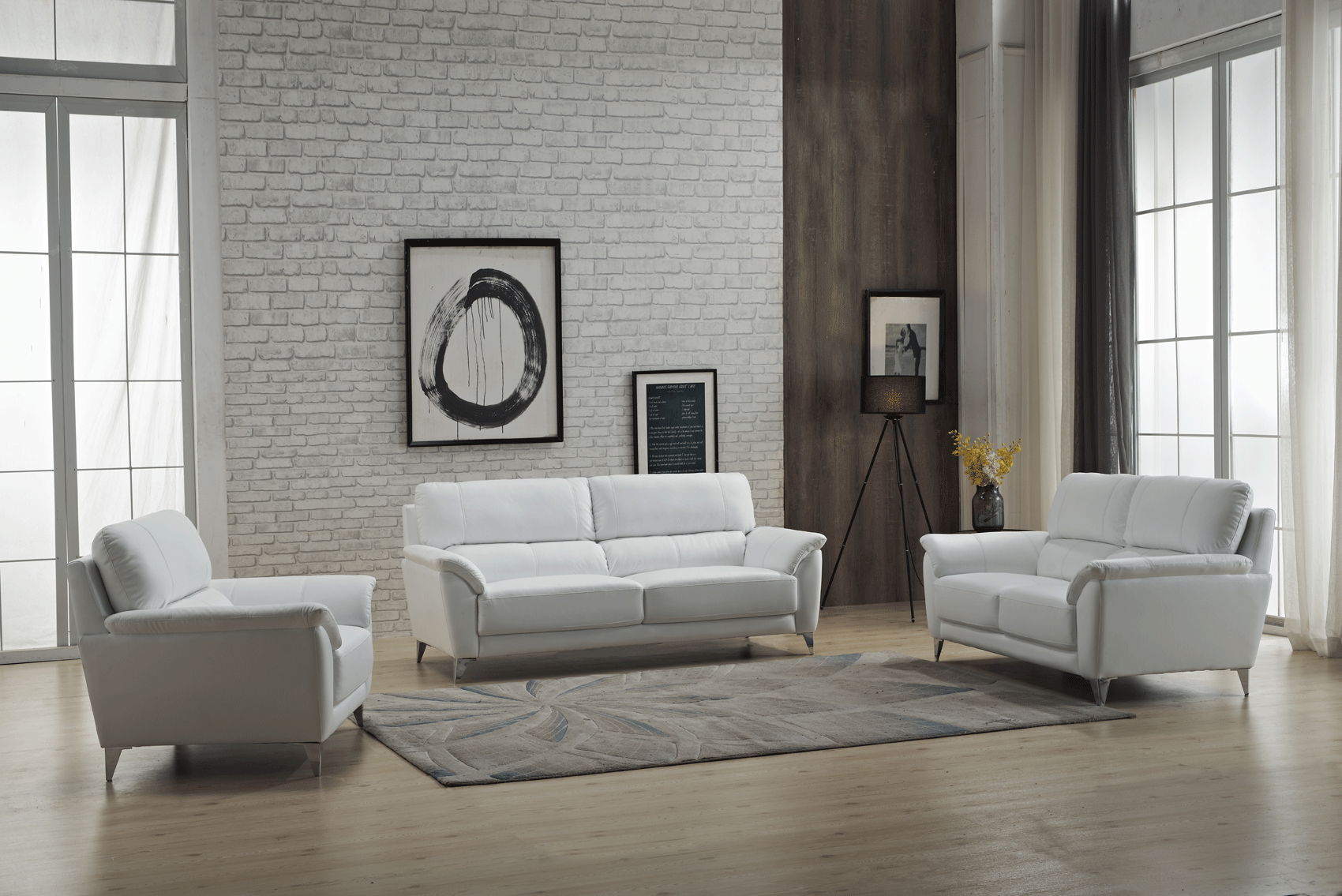 Clearance Living Room 406 Sofa White