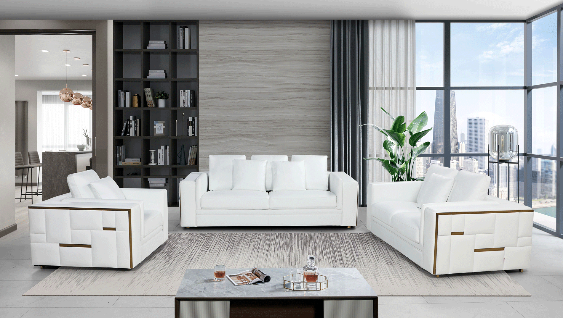 Brands RXN Classic Living Special Order 1005 White Living room