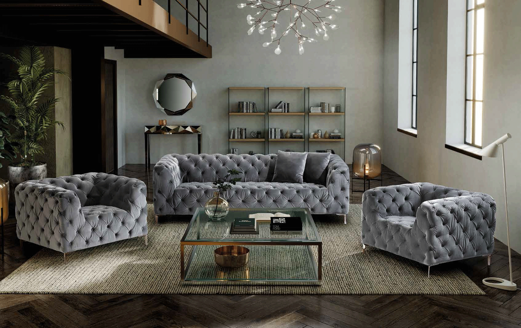 Brands Status Modern Collections, Italy Venecia Sofa & chair, CT-300, LT-3499L, LT-3499S