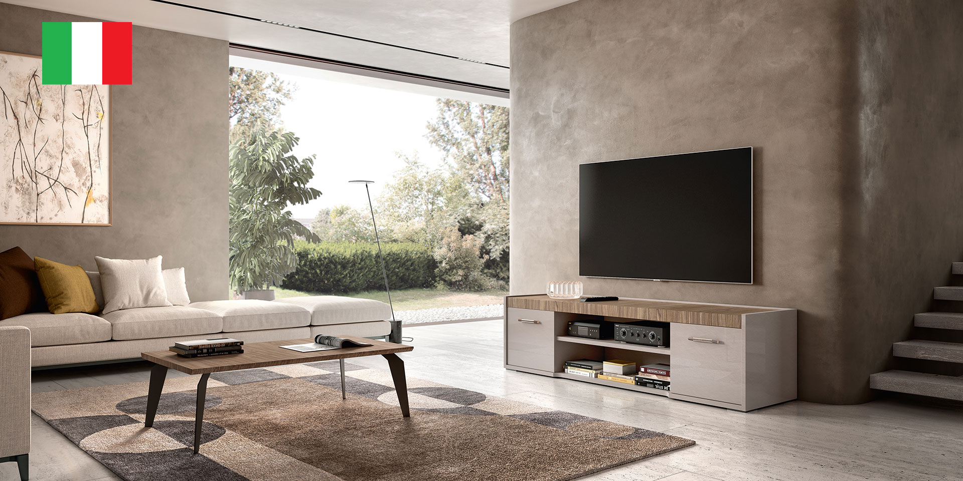 Brands Status Modern Collections, Italy Nora Entertainment Center