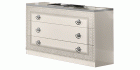 Aida Single Dresser White/Silv