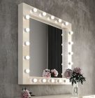 MIRROR WITH LIGHT BULBS