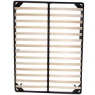 Wooden Slat Frame, Queens Size, folded in 2 parts, with 6 legs, 150x200