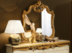 Barocco Ivory/Gold Mirror