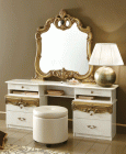 Vanity Dresser Ivory/Gold