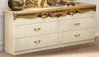 Barocco Ivory/Gold Double Dresser