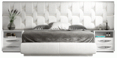 Emporio White King Size Bed
