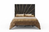 Oro Black Queen size Bed