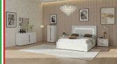Carrara Bed with Anna Nightstands