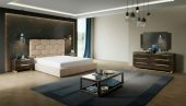 Magic Bed with Smart Walnut Casegoods