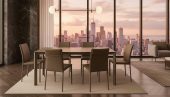 Aurora Taupe Dining set