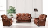 67 Full Leather Loveseat Only
